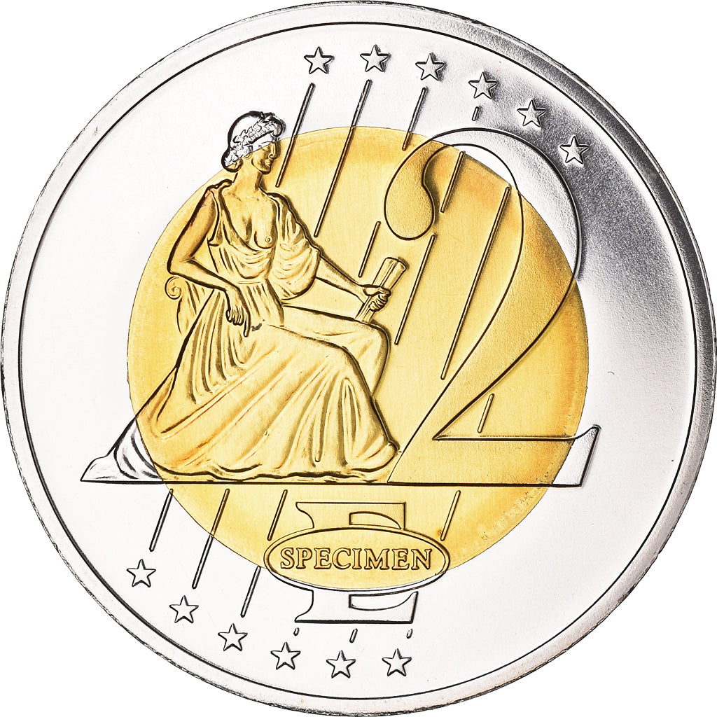 Monaco, 2 Euro, 2005, unofficial private coin, MS(65-70), Bi-Metallic