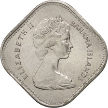 BAHAMAS, 15 Cents, 1969, KM #5, MS(63), Copper-Nickel, 25, 6.43