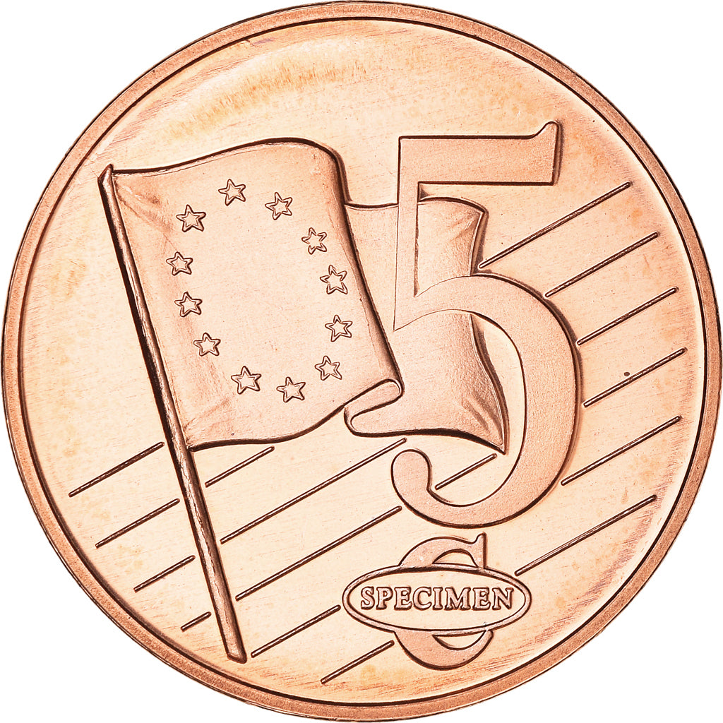 Monaco, 5 Euro Cent, 2005, unofficial private coin, MS(65-70), Copper