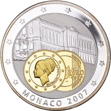 France, Medal, Europe, Monaco, 2007, MS(65-70), Copper Plated Silver