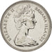BAHAMAS, 25 Cents, 1969, Franklin Mint, KM #6, MS(63), Nickel, 24.26, 6.66