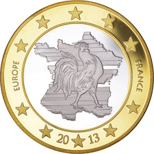 France, Medal, Europe, 5 Euro Essai, 2013, MS(65-70), Bi-Metallic