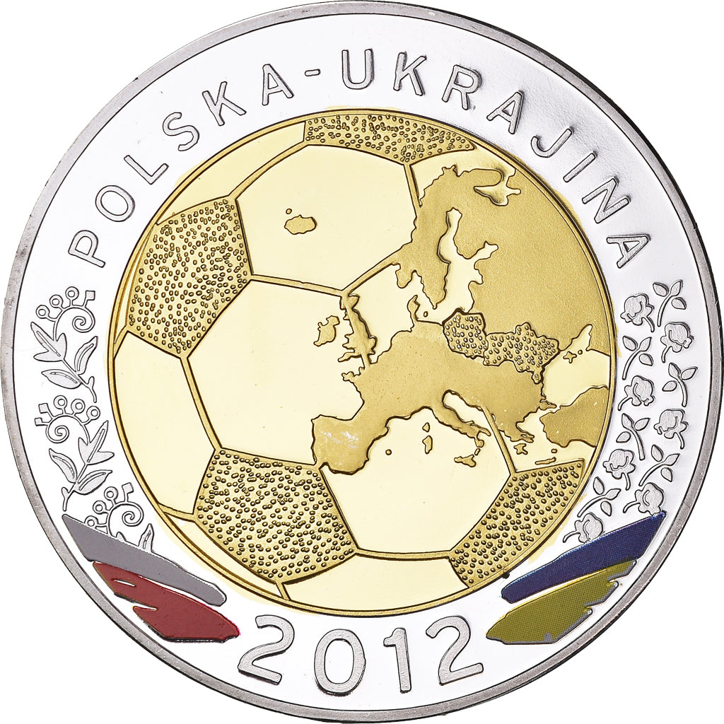 Francia, medaglia, Football, Euro, Pologne-Ukraine, Sports & leisure, 2012, FDC