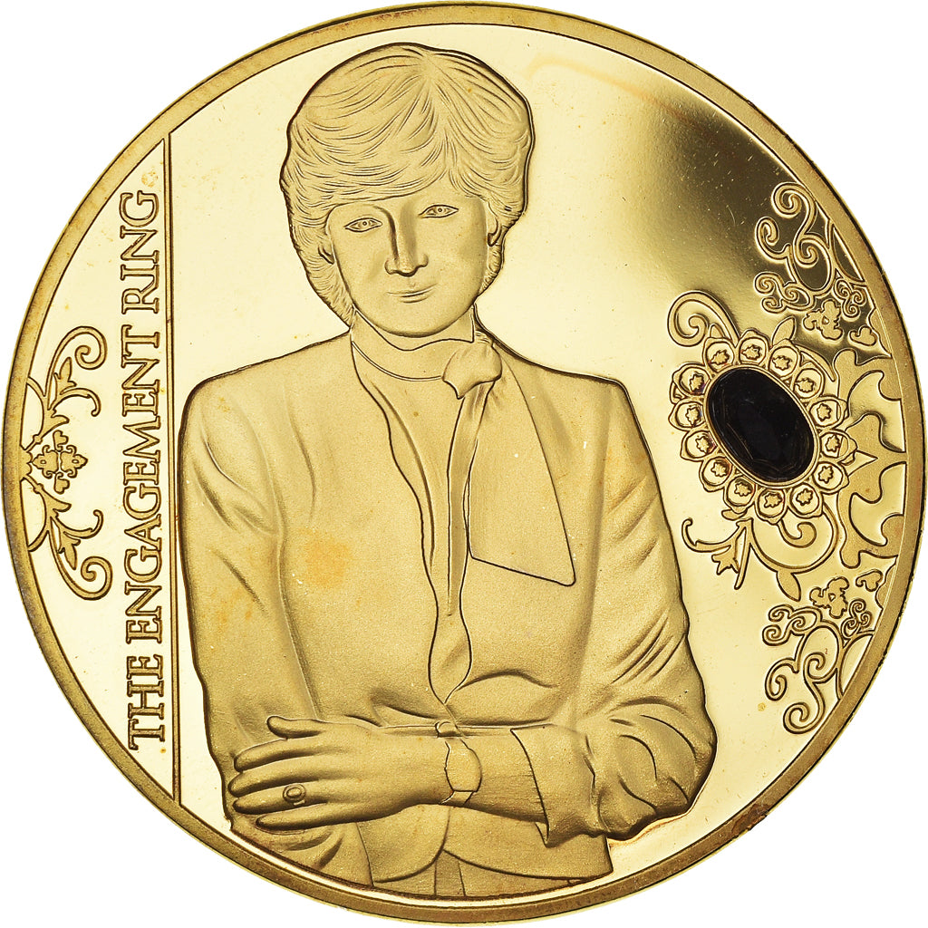 Royaume-Uni, Médaille, La Princesse Diana, The Engagement Ring, Politics
