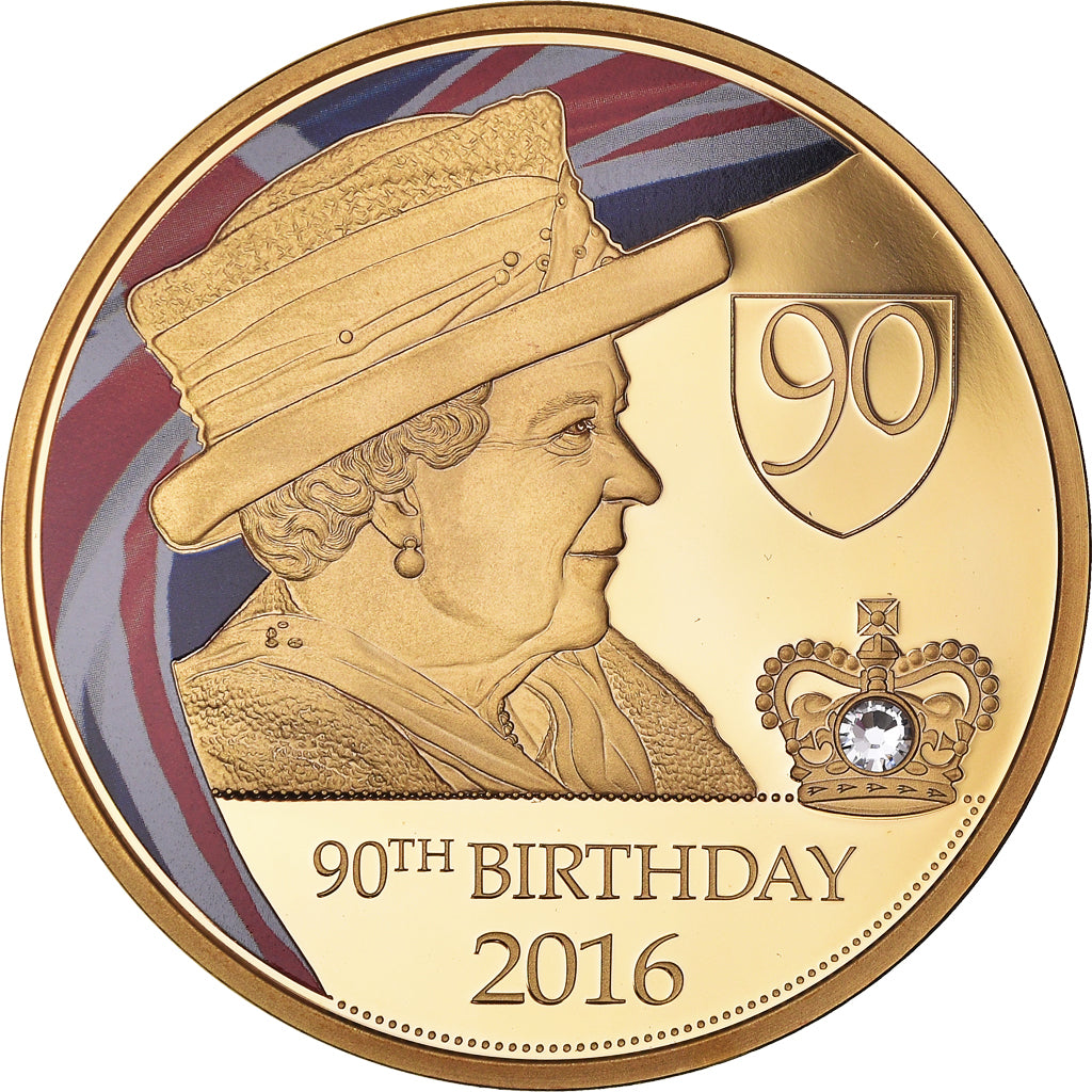 United Kingdom, Medal, 90ème Anniversaire de la Reine Elizabeth II, MS(65-70)