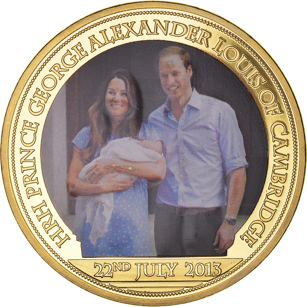 Reino Unido, medalla, Prince George Alexander Louis of Cambridge, FDC, Copper