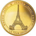 France, Token, Paris - La Tour Eiffel, MS(65-70), Copper Gilt