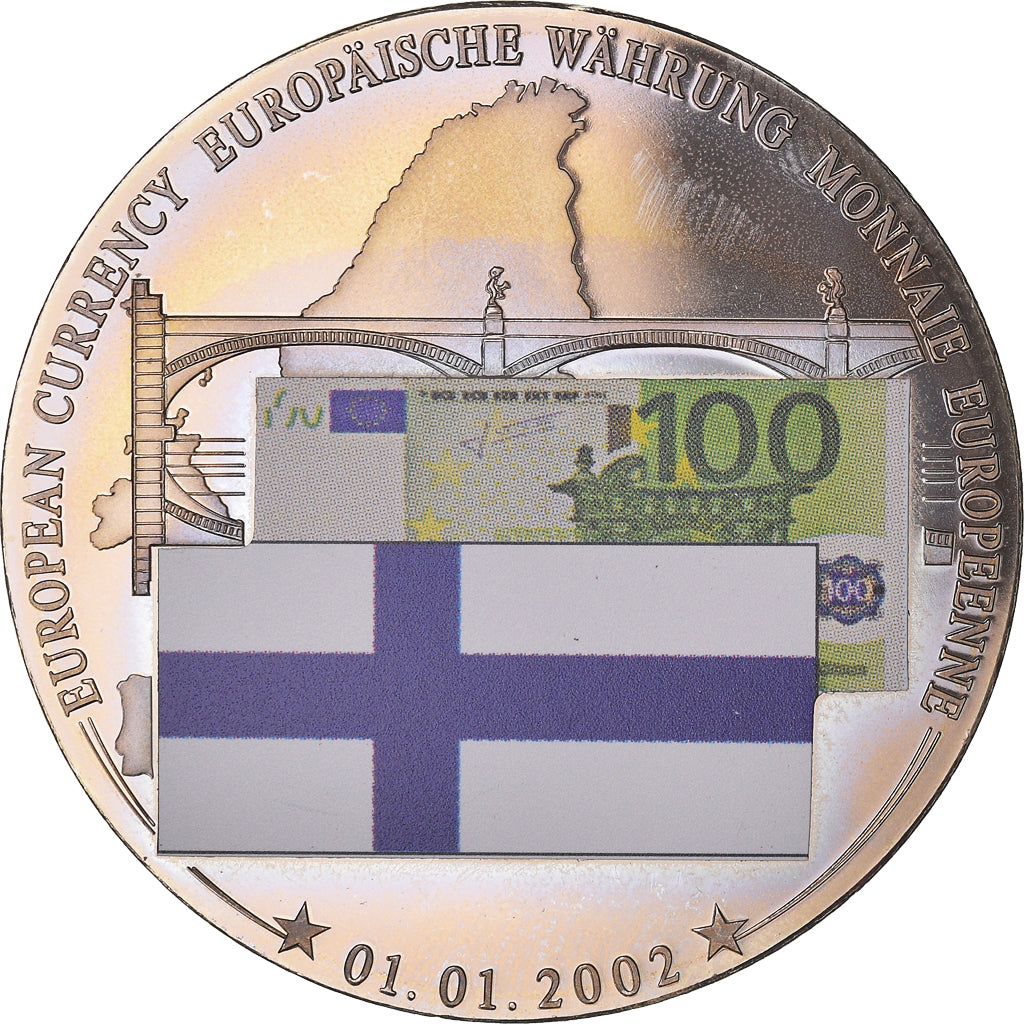 Finlandia, medaglia, Monnaie Européenne, Billet de 100 Euro, Politics, Society