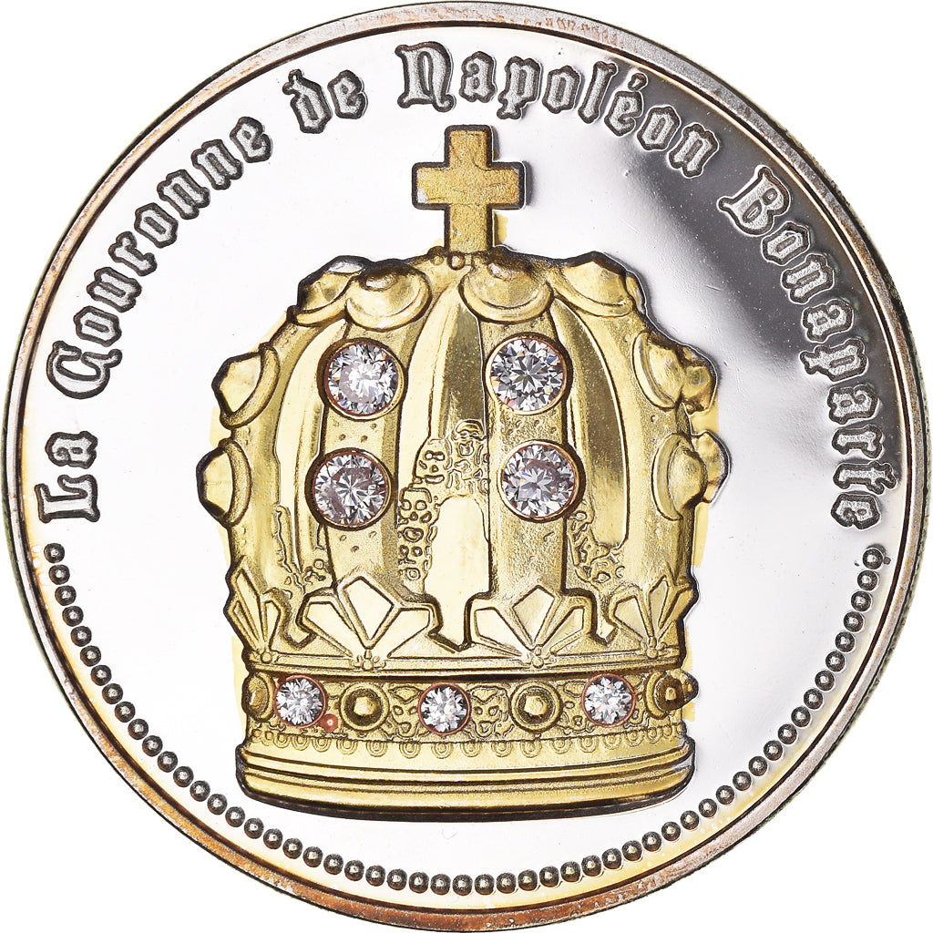 France, Medal, La Couronne de Napoléon Bonaparte, History, MS(65-70), Copper