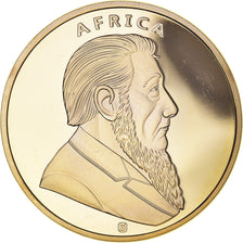 Sudáfrica, Krugerrand, Krüger, 40 years Investment Coin, FDC, Copper Gilt