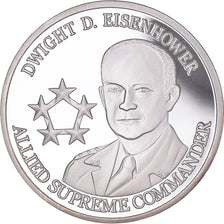 États-Unis, Médaille, Leaders Of World War II, Dwight D. Eisenhower, FDC