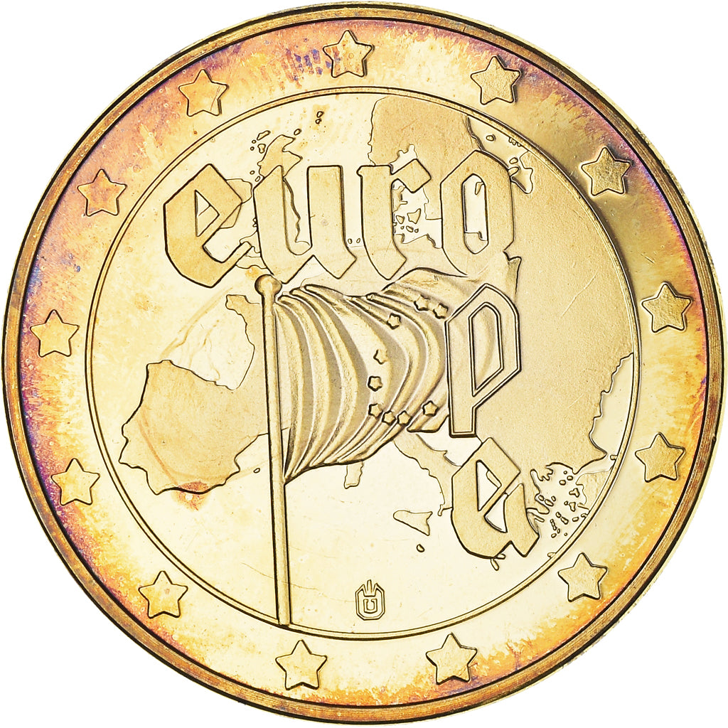 Estonia, Medal, Europa, Euro-Sissejuhatus, Politics, Society, War, 2011, MS(63)