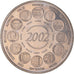 França, medalha, Naissance de l'Euro Fiduciaire, 2002, MS(60-62), Cobre-níquel