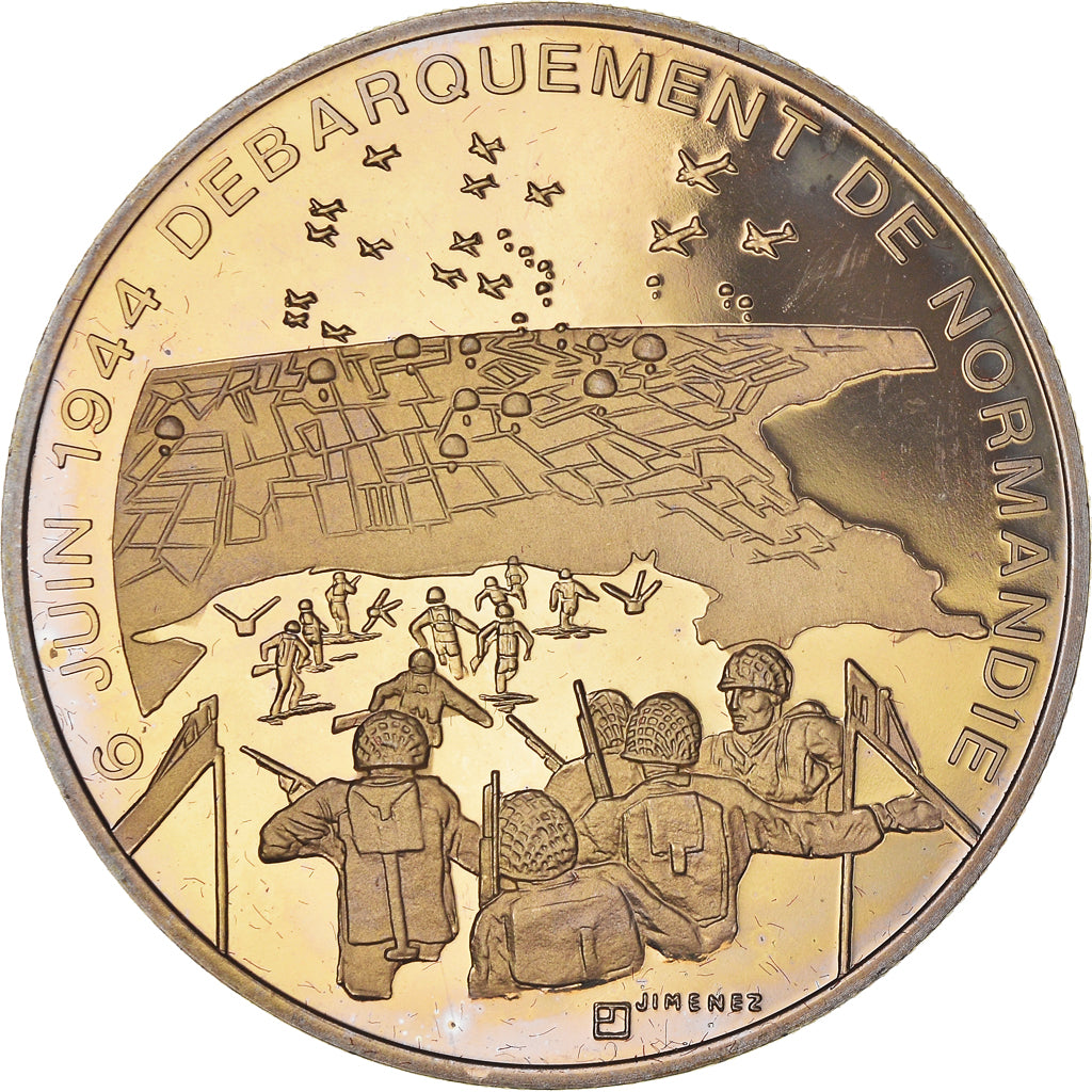 Francia, medaglia, 1939-1945, Débarquement de Normandie, History, SPL