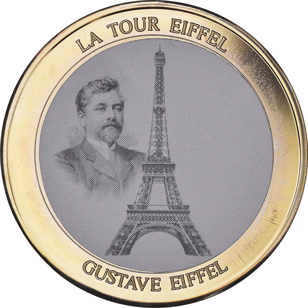 Frankrijk, Medaille, Monuments de Paris, La Tour Eiffel, UNC-, Copper-Nickel