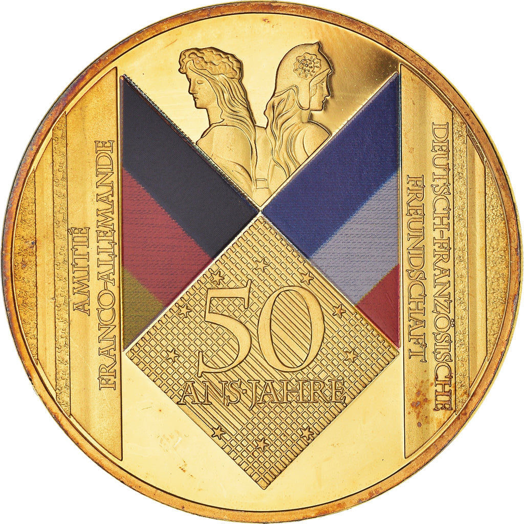 Frankrijk, Medaille, 50 Ans du Traité de l'Elysée, De Gaulle-Adenauer