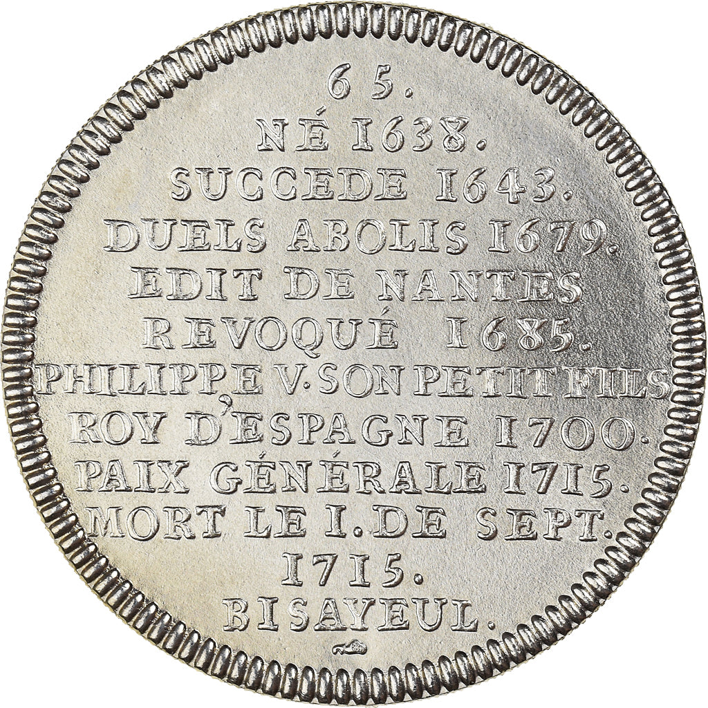 França, medalha, Luís XIV, Les rois de France, Louis XIV, História