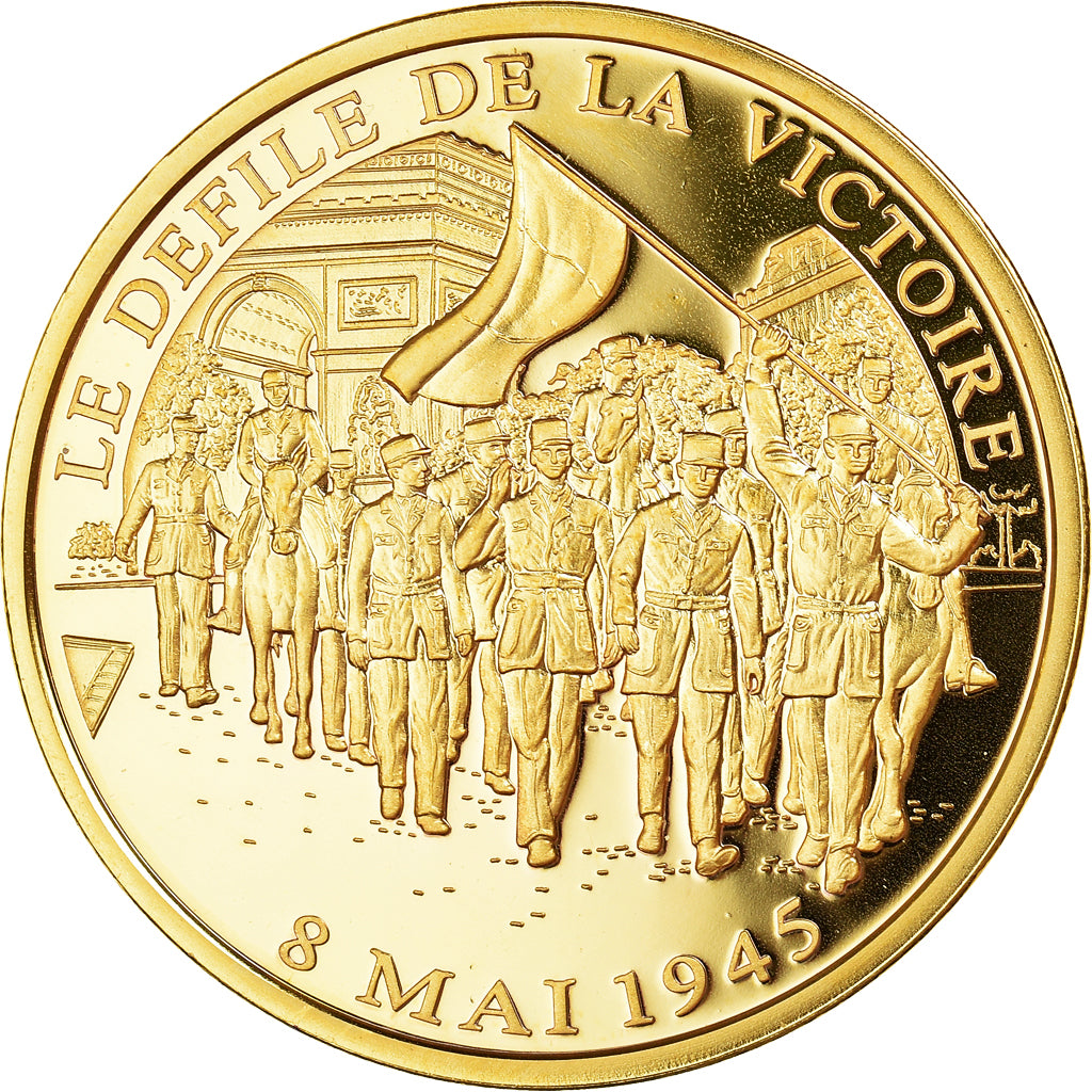 France, Médaille, Défilé de la Victoire du 8 Mai 1945, Champs Elysées, FDC