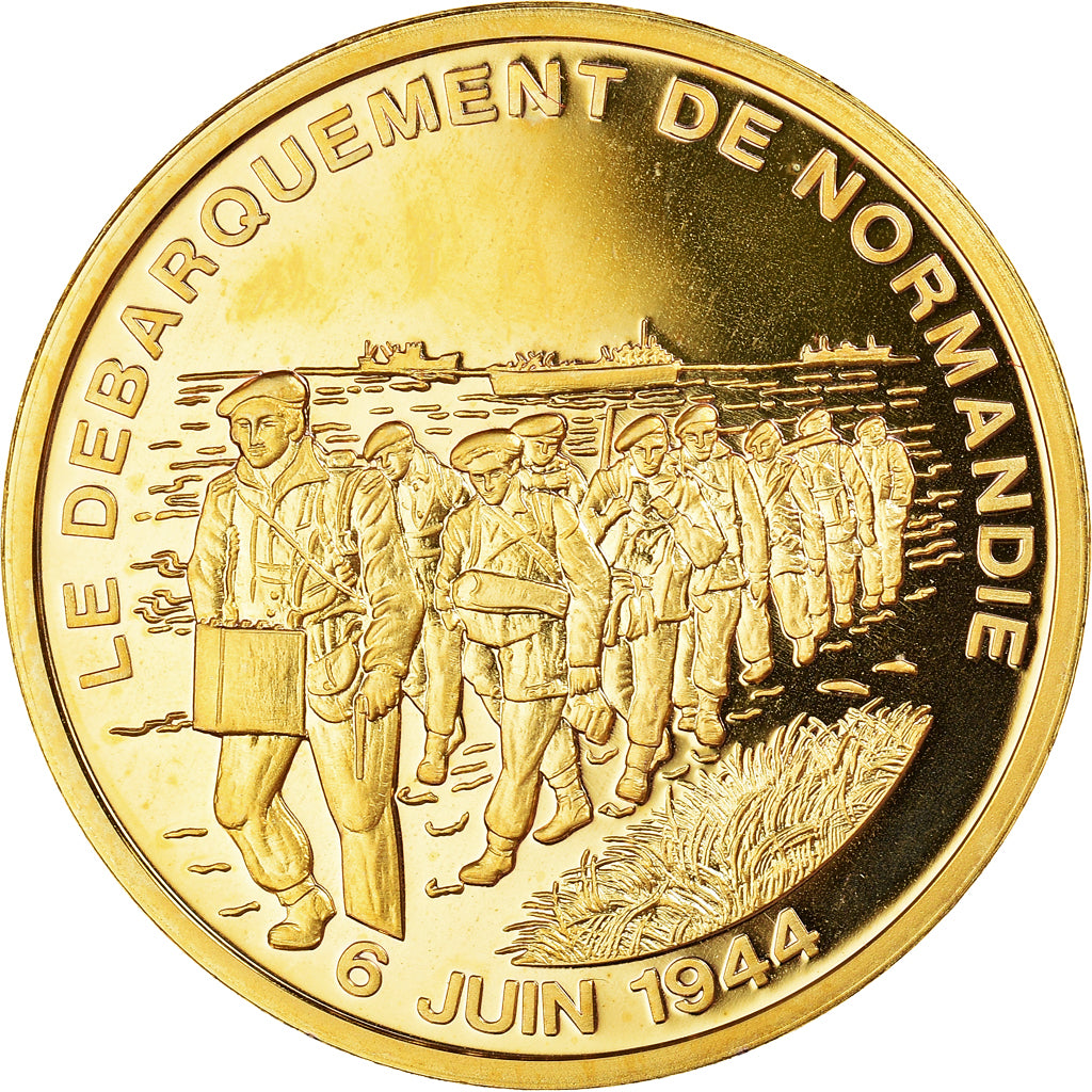 Francja, medal, 1939-1945, Débarquement de Normandie, Historia, MS(65-70), Stop