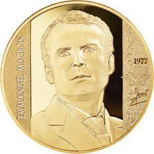 France, Medal, Emmanuel Macron, Les Plus Grands Français, MS(65-70), Copper