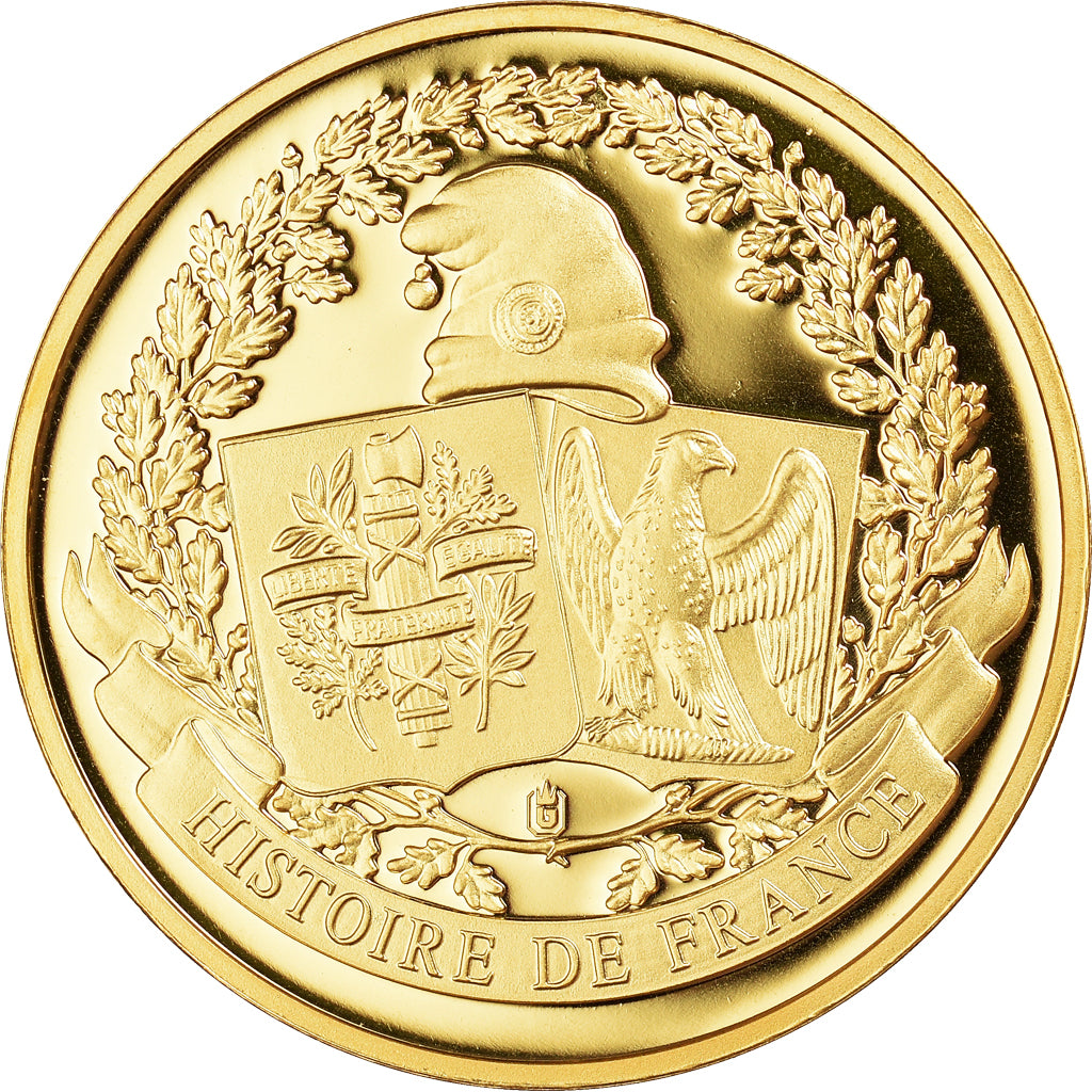 Frankrijk, Medaille, Mont Saint-Michel, Patrimoine Culturel, FDC, Tin