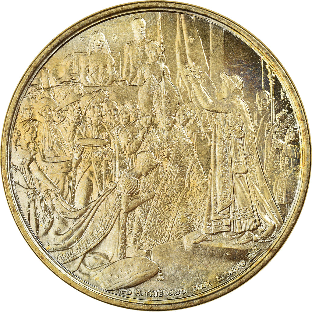 France, Médaille, Le sacre de Napoléon Ier par Pie VII, History, Thiébaud
