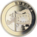 França, medalha, Ecu Euro, EUROPA, 1998, MS(64), Cobre-níquel