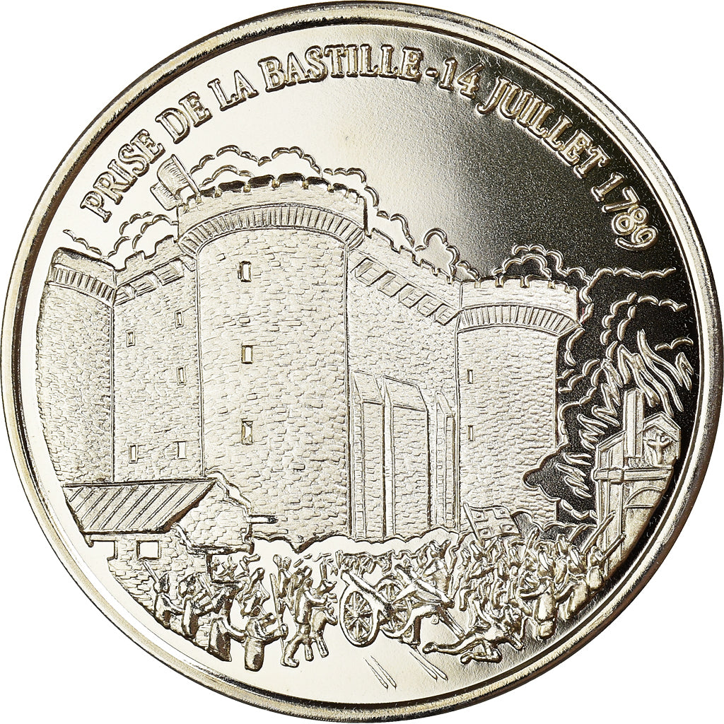 Francja, medal, Révolution Française, Prise de la Bastille, MS(65-70)