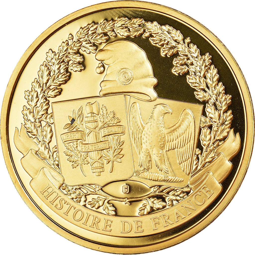 Francja, medal, L'Arc de Triomphe, Historia, MS(65-70), Stop miedzi