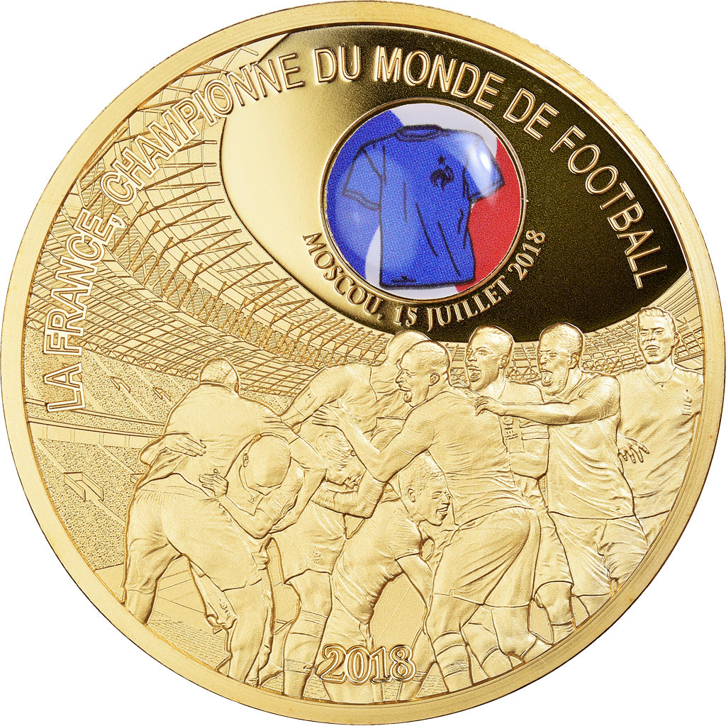France, Medal, La France Championne du Monde de Football, Moscou, 2018