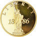 Verenigde Staten van Amerika, Medaille, Statue de la Liberté, FDC, Copper Gilt