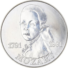 Frankreich, Medaille, Mozart et la Marquise de Pompadour, 1991, STGL, Silber