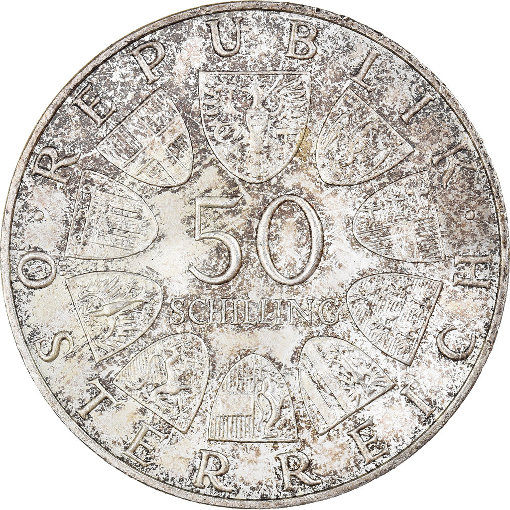 Moneta, Austria, 50 Schilling, 1971, BB+, Argento, KM:2911