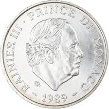 Coin, Monaco, Rainier III, 40e anniversaire de règne, 100 Francs, 1989