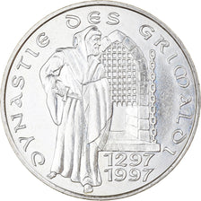 Münze, Monaco, Dynastie des Grimaldi, 100 Francs, 1997, UNZ, Silber, KM:176