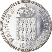 Coin, Monaco, Rainier III, 10 Francs, 1966, AU(50-53), Silver, KM:146
