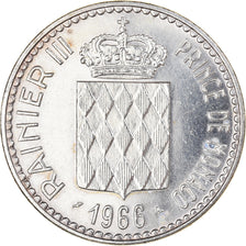 Coin, Monaco, Rainier III, 10 Francs, 1966, AU(55-58), Silver, KM:146
