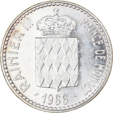 Moneta, Monaco, Rainier III, 10 Francs, 1966, MS(60-62), Srebro, KM:146