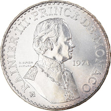 Coin, Monaco, Rainier III, 50 Francs, 1974, MS(63), Silver, KM:152.1