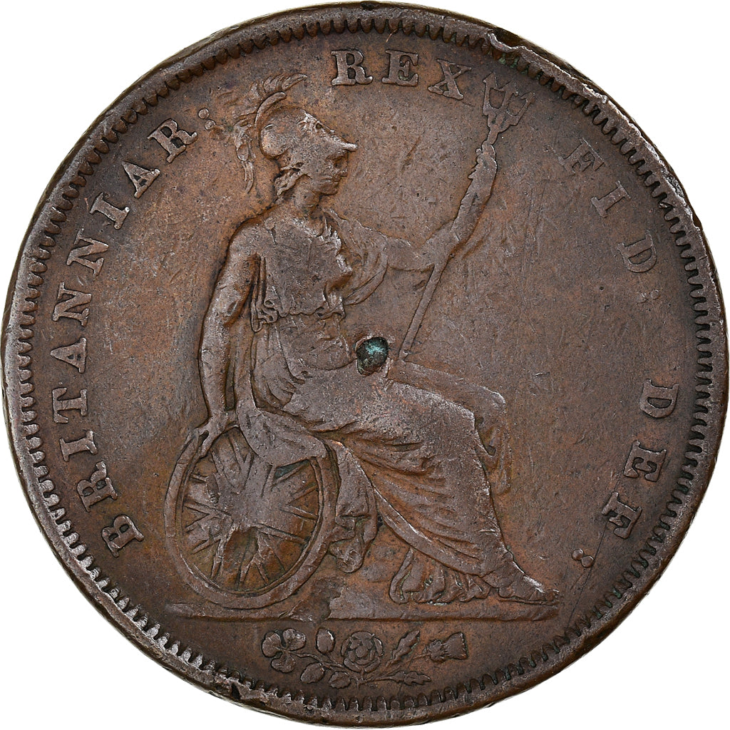 Münze, Großbritannien, George IV, Penny, 1826, London, S, Kupfer, KM:693