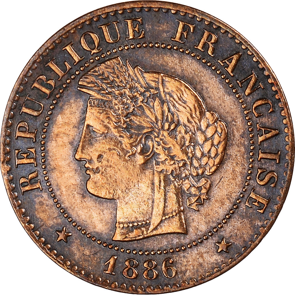 Monnaie, France, Cérès, Centime, 1886, Paris, TTB, Bronze, Gadoury:88