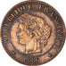 Monnaie, France, Cérès, Centime, 1886, Paris, TTB, Bronze, Gadoury:88