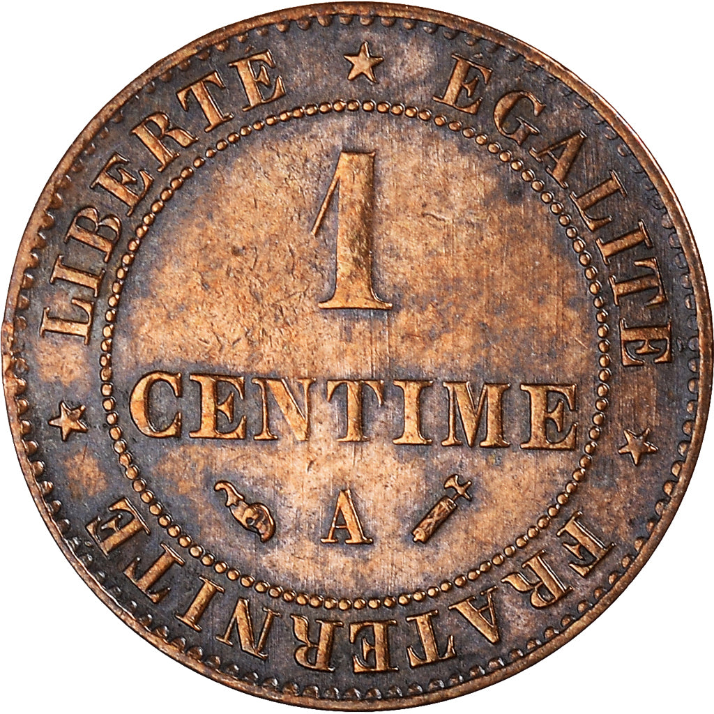 Monnaie, France, Cérès, Centime, 1886, Paris, TTB, Bronze, Gadoury:88