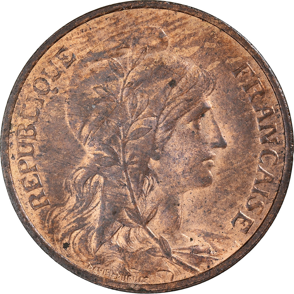 Coin, France, Dupuis, 5 Centimes, 1908, Paris, EF(40-45), Bronze, KM:842