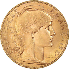 Monnaie, France, Marianne, 20 Francs, 1908, Paris, SPL+, Or, Gadoury:1064a