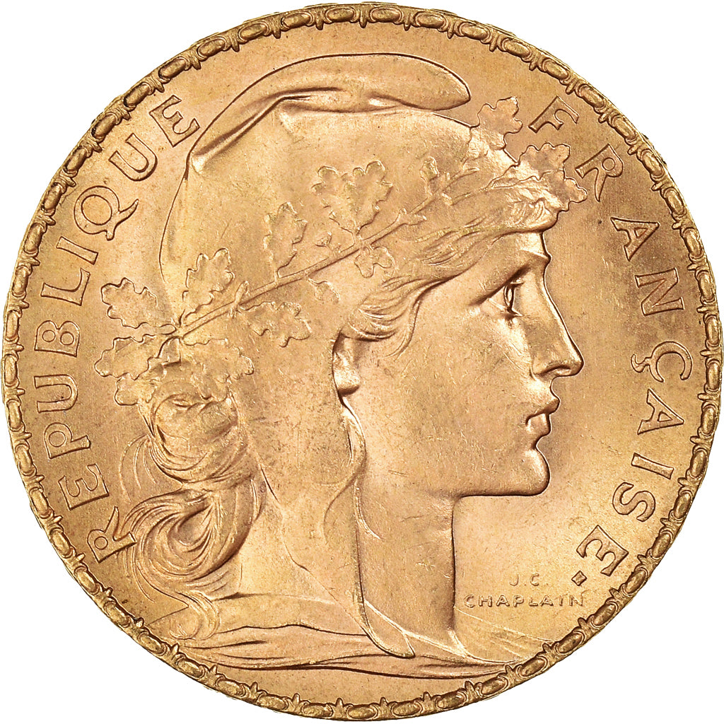 Monnaie, France, Marianne, 20 Francs, 1908, Paris, SPL, Or, Gadoury:1064a