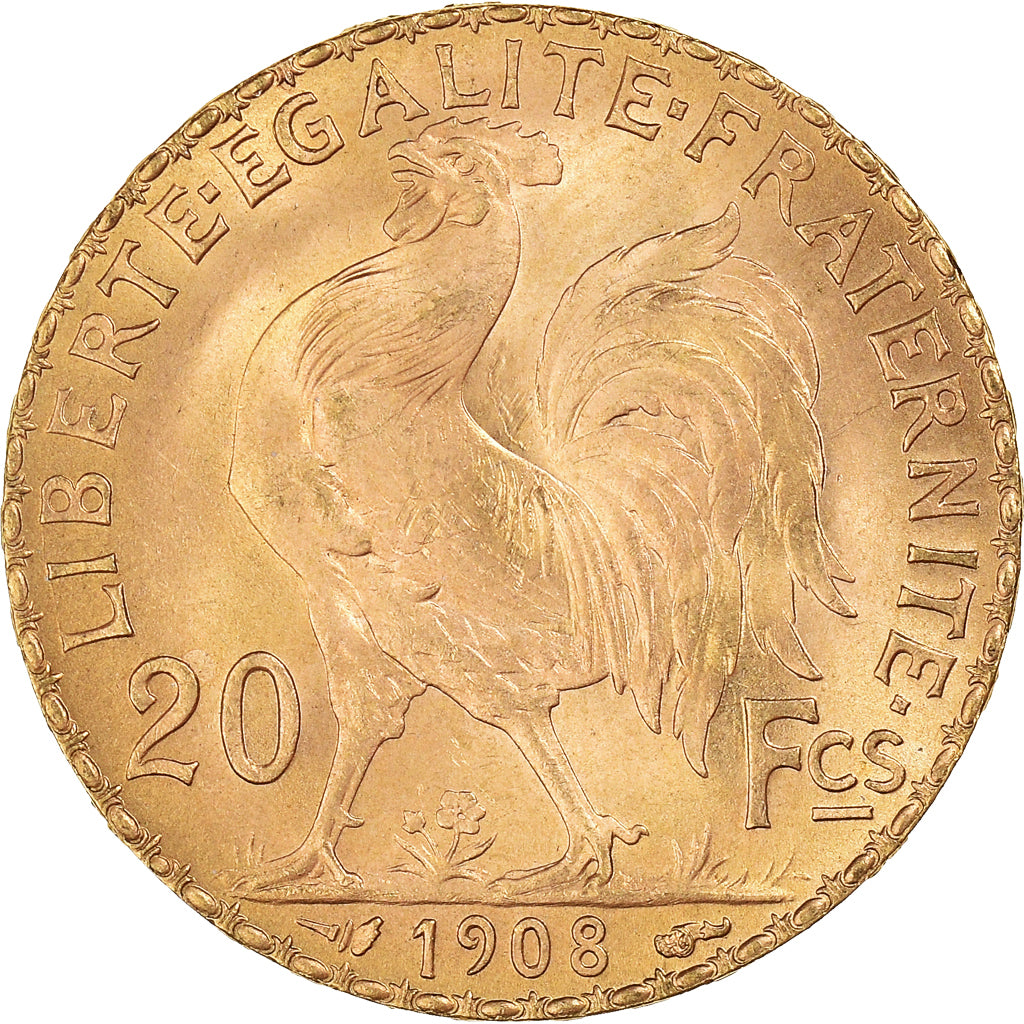 Monnaie, France, Marianne, 20 Francs, 1908, Paris, SPL, Or, Gadoury:1064a