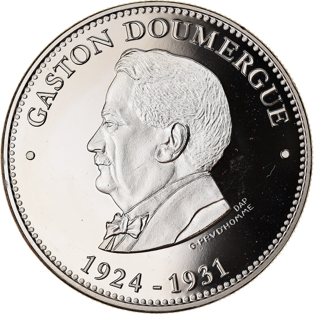 France, Médaille, Les Présidents de la République, Gaston Doumergue, FDC