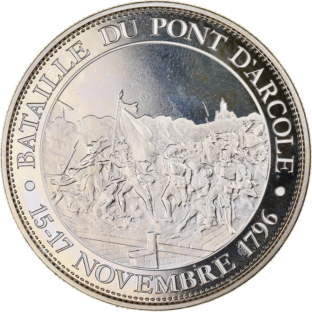 Francia, medaglia, Bataille du Pont d'Arcole, FDC, Rame-nichel