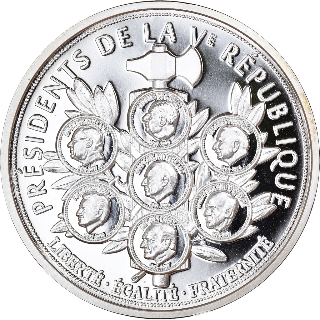 Francja, medal, Les Présidents de la République Française, MS(65-70)